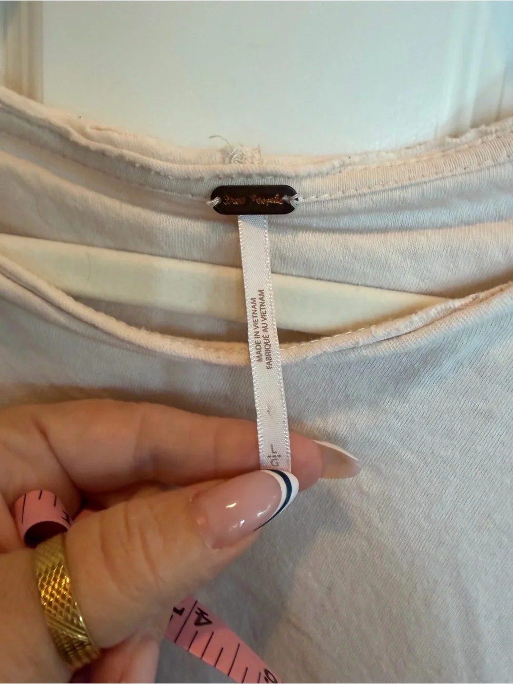 Free People relaxed cream